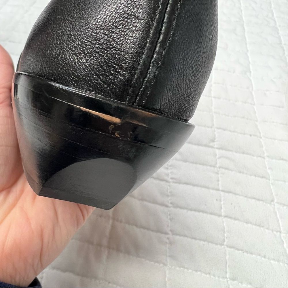 Madewell The Idris Ankle Boot in True Black Leather Size 9 NWOB - Picture 10 of 12